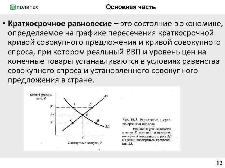 Долгосрочное предложение совокупного спроса и предложения