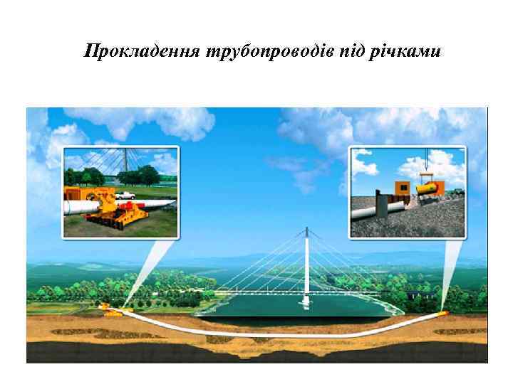 Прокладення трубопроводів під річками 