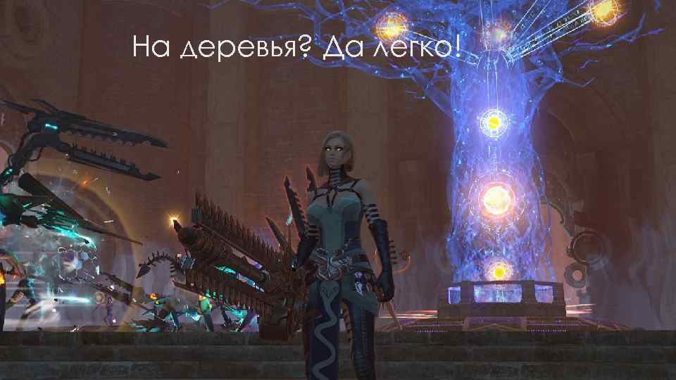 На деревья? Да легко! 