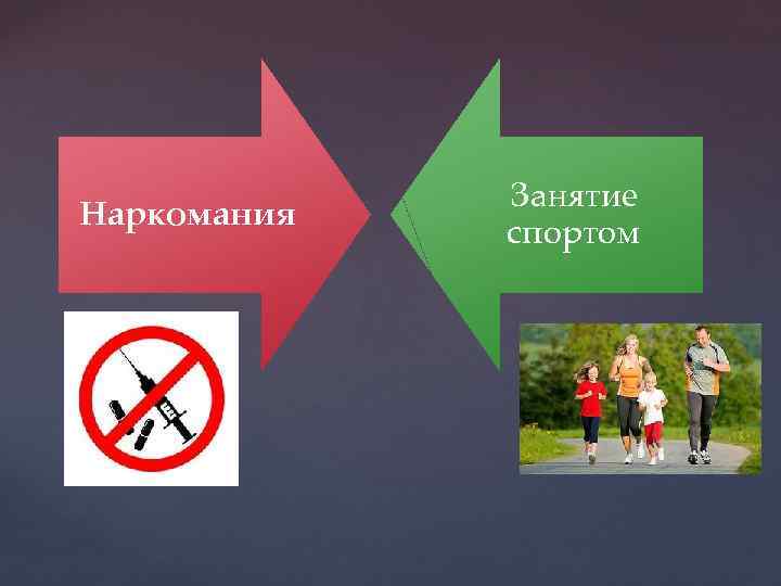 Наркомания Занятие спортом 