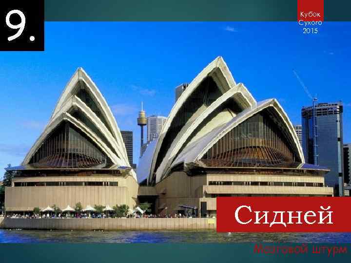 9. Кубок Сухого 2015 Сидней Мозговой штурм 