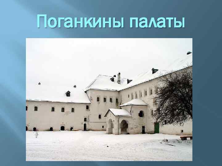 Поганкины палаты 