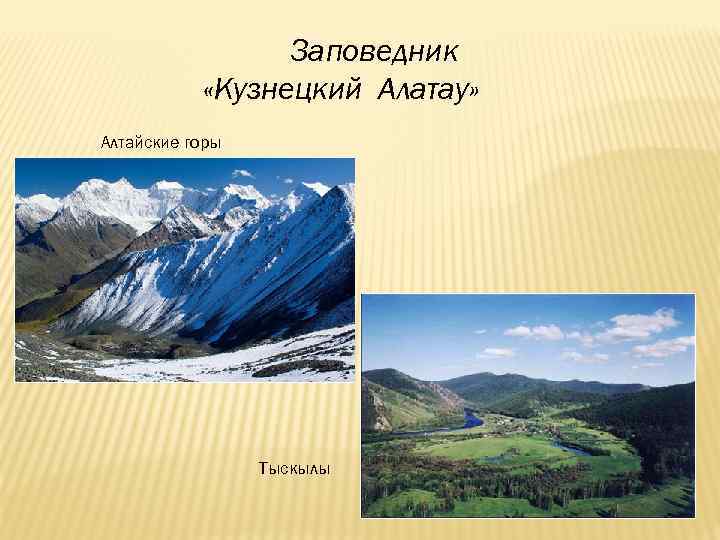 Заповедник «Кузнецкий Алатау» Алтайские горы Тыскылы 