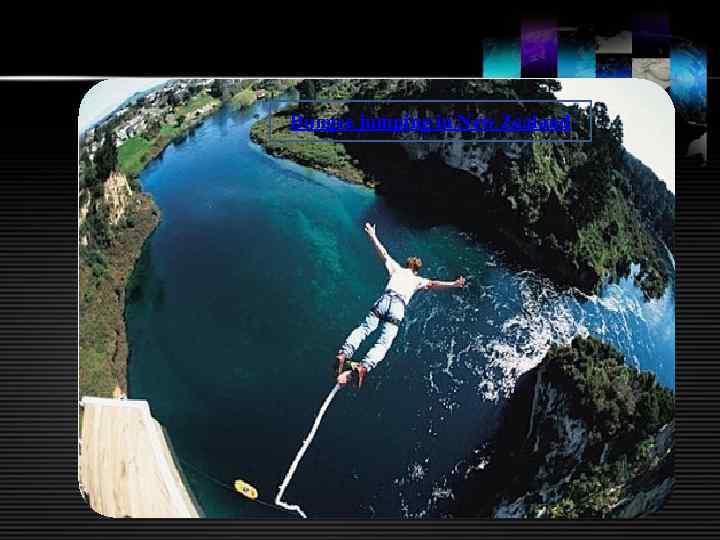 Bungee jumping in New Zealand 