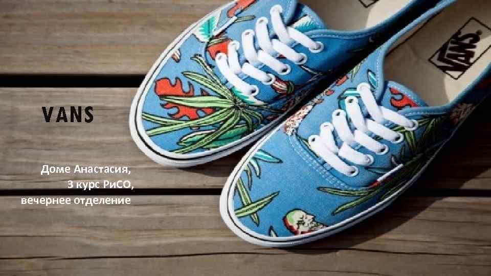 VANS Доме Анастасия, 3 курс Ри. СО, вечернее отделение 