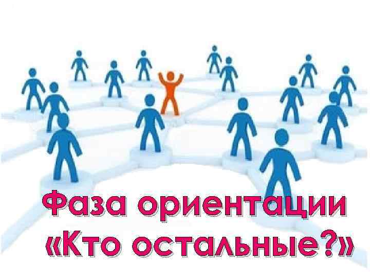 Фаза ориентации «Кто остальные? » 