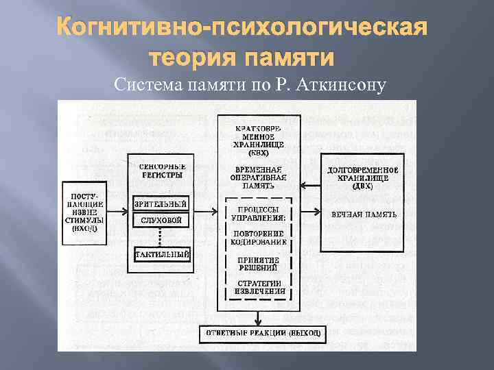 Теория психологии управления