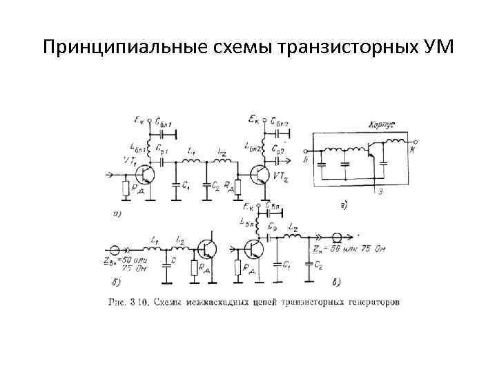 Схема радиопередающего устройства