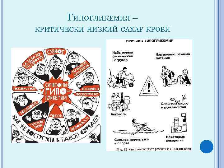 ГИПОГЛИКЕМИЯ – КРИТИЧЕСКИ НИЗКИЙ САХАР КРОВИ 