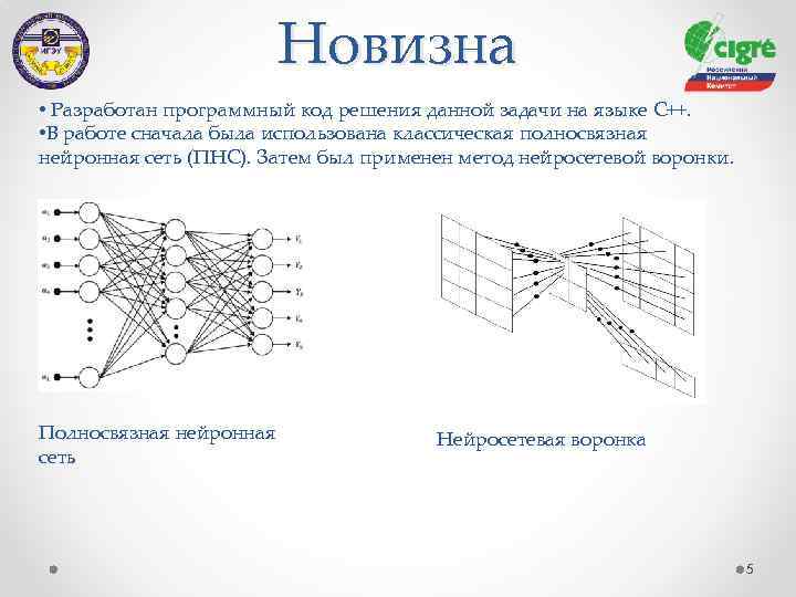 Новизна • Разработан программный код решения данной задачи на языке C++. • В работе