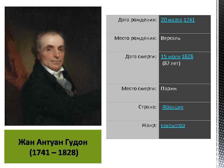 Дата рождения: 20 марта 1741 Место рождения: Версаль Дата смерти: 15 июля 1828 (87