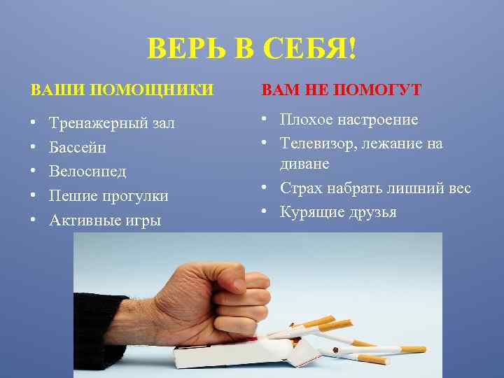 ВЕРЬ В СЕБЯ! ВАШИ ПОМОЩНИКИ ВАМ НЕ ПОМОГУТ • • • Плохое настроение •