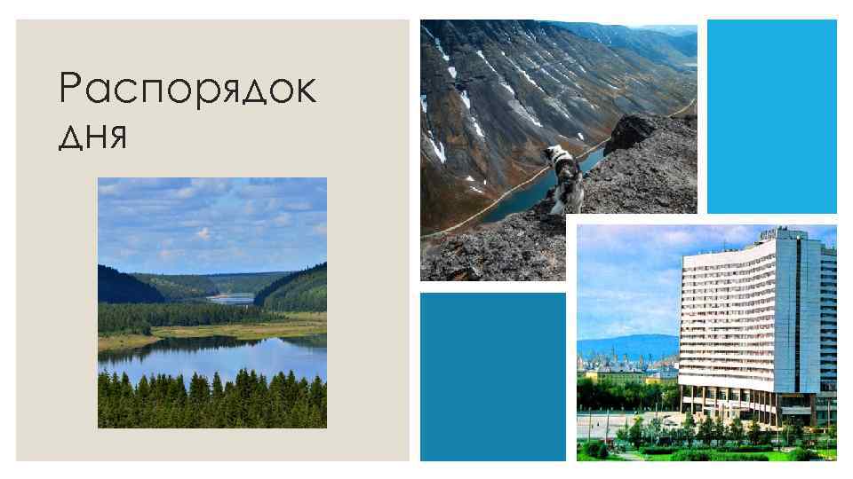 Распорядок дня 