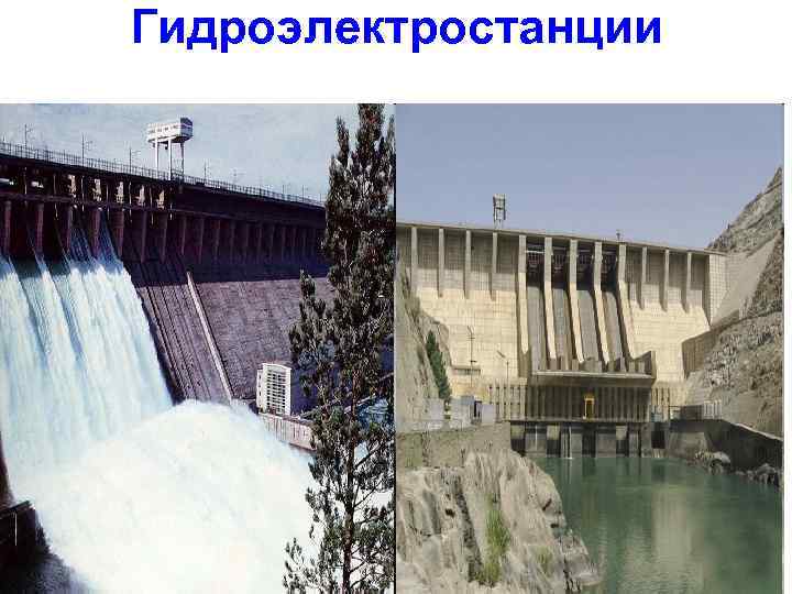 Гидроэлектростанции 