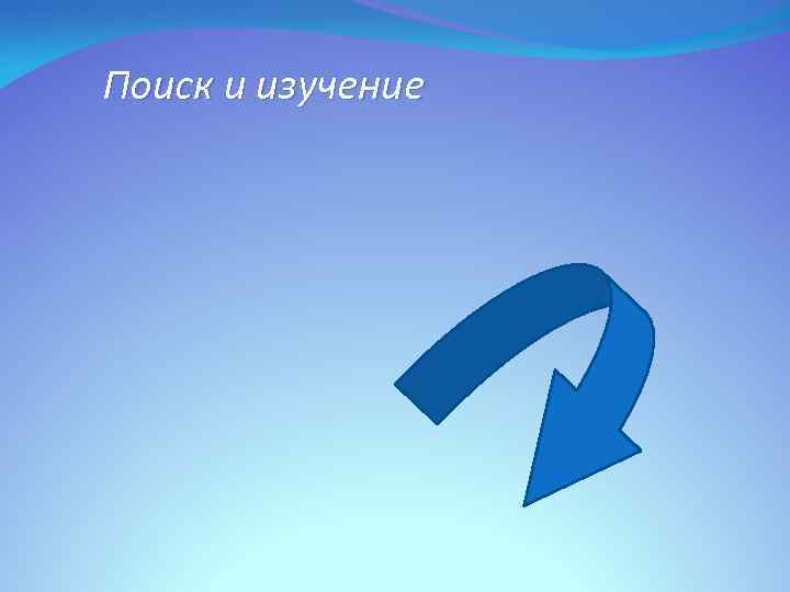 Поиск и изучение 