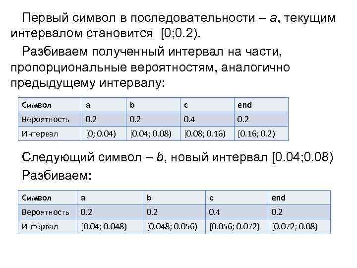 В каком порядке данные