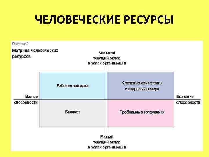 Матрица ресурсов проекта