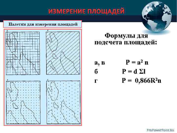 Карта замера площади