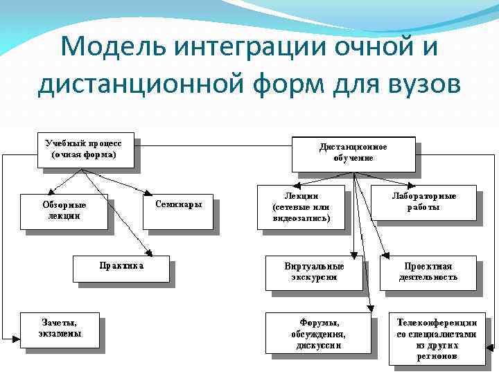 Дистанционная и очная работа