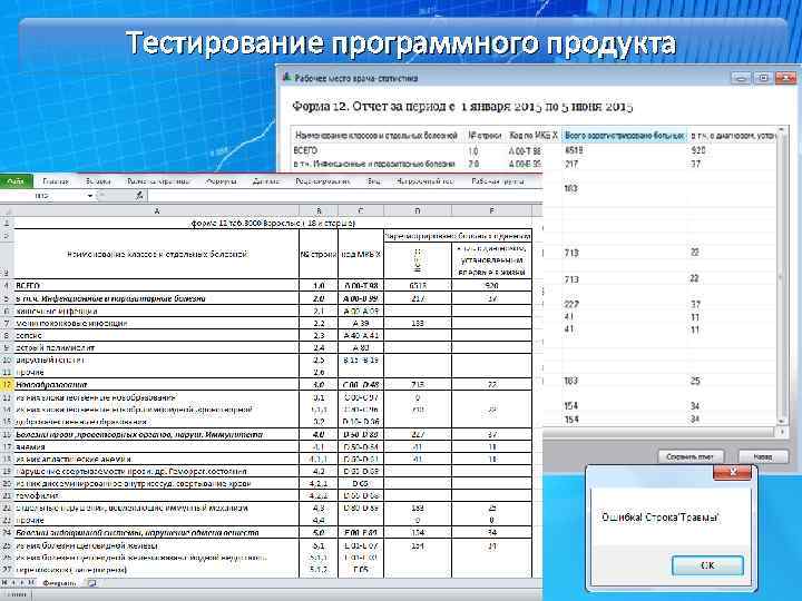 Тестирование программного продукта 