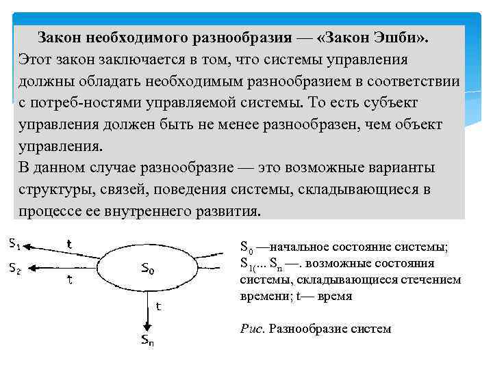 В чем заключается закон. Закон необходимого разнообразия (закон Эшби).. Принцип Эшби. Закон у р Эшби это. Закон необходимого разнообразия кратко.