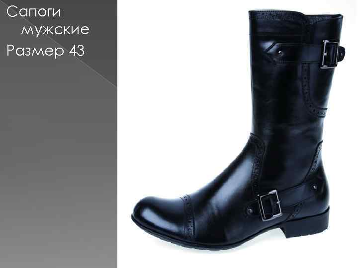Сапоги мужские Размер 43 
