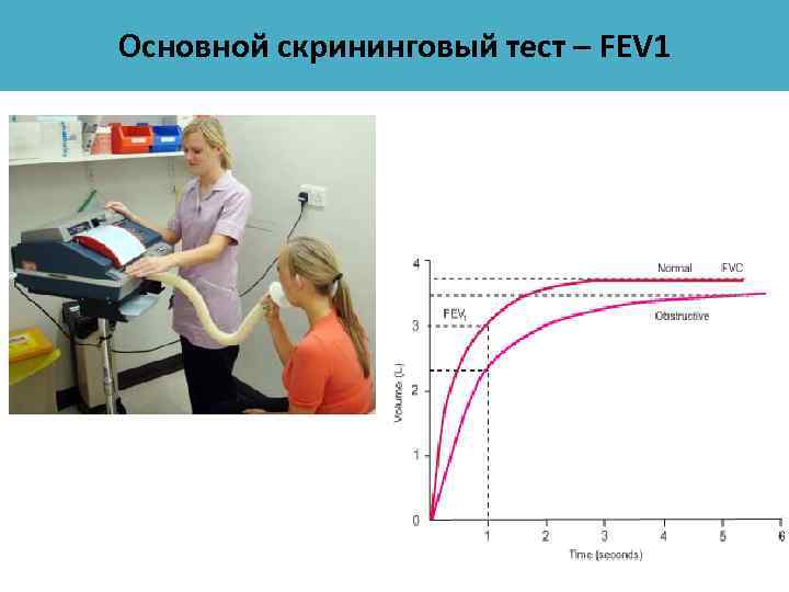 Основной скрининговый тест – FEV 1 