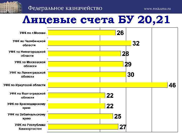 Лицевые счета БУ 20, 21 