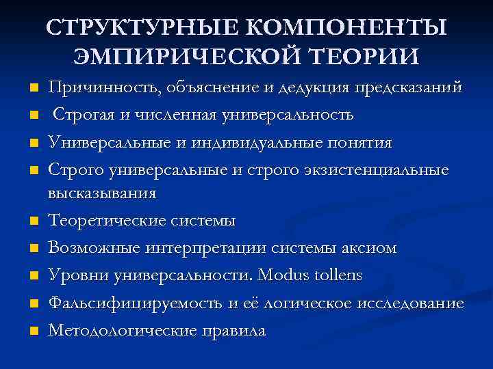 Проверка теории