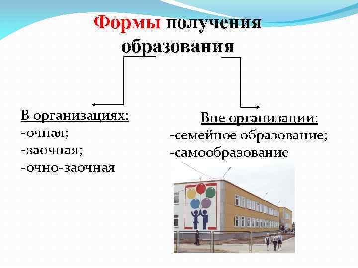 Какие формы получения образования могут реализовываться с использованием дот