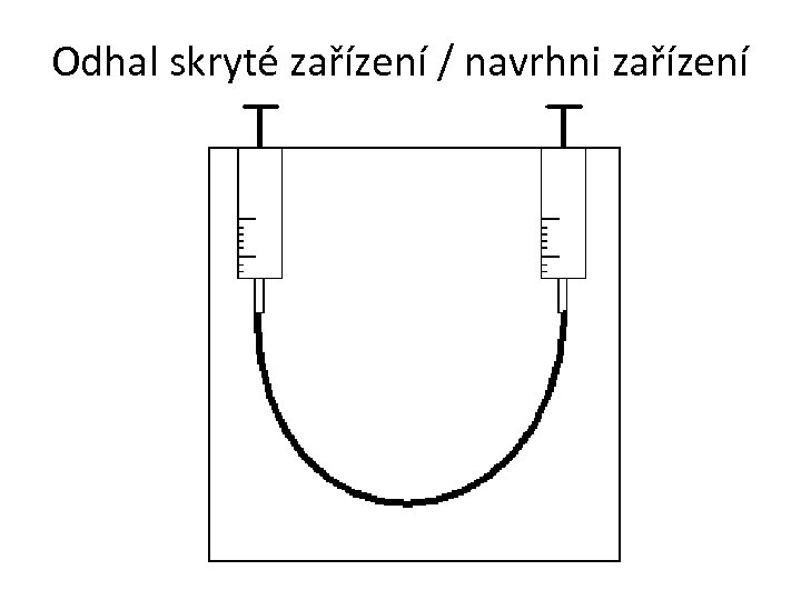 Odhal skryté zařízení / navrhni zařízení 