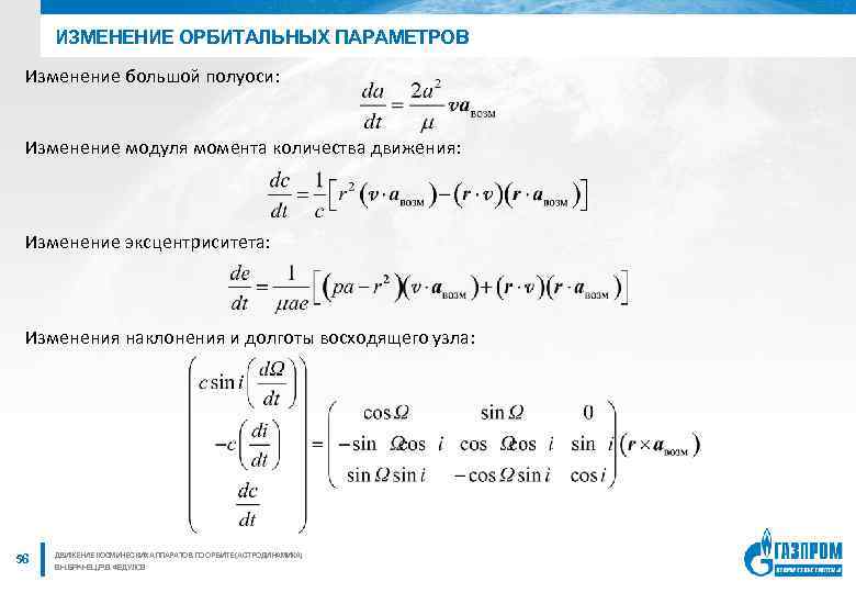 Модуль изменения