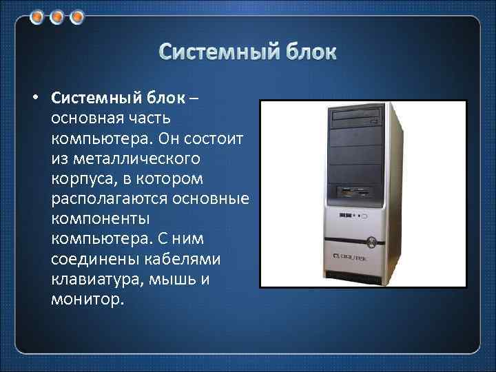 Системный элемент. Системный блок состоит из. Части системного блока компьютера. Основные компоненты системного блока ПК. Составные компьютера системного блока.