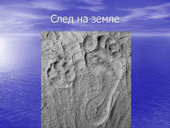 След на земле 