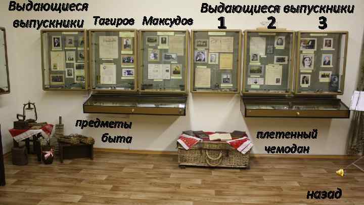 Выдающиеся выпускники Тагиров Максудов 1 2 3 предметы быта плетенный чемодан назад 