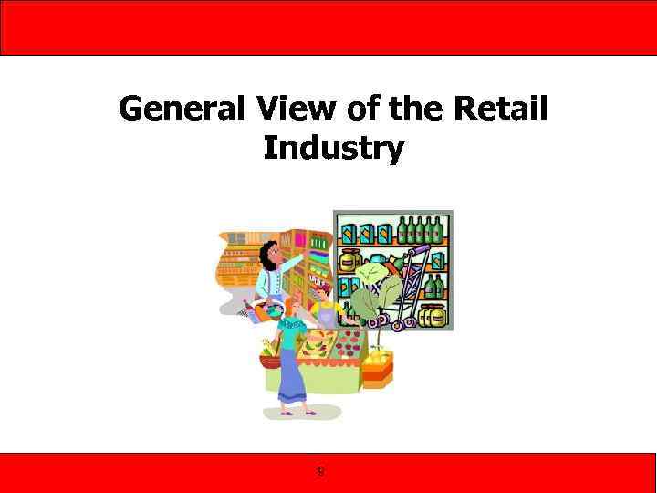 General View of the Retail Industry 9 