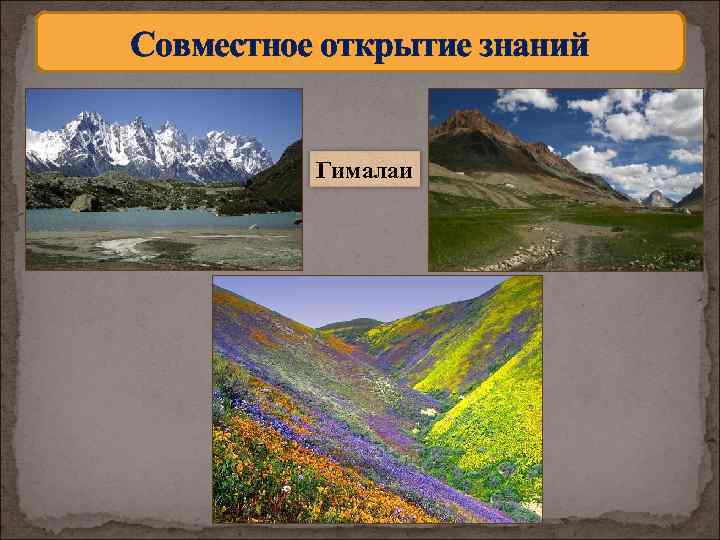 Совместное открытие знаний Гималаи 