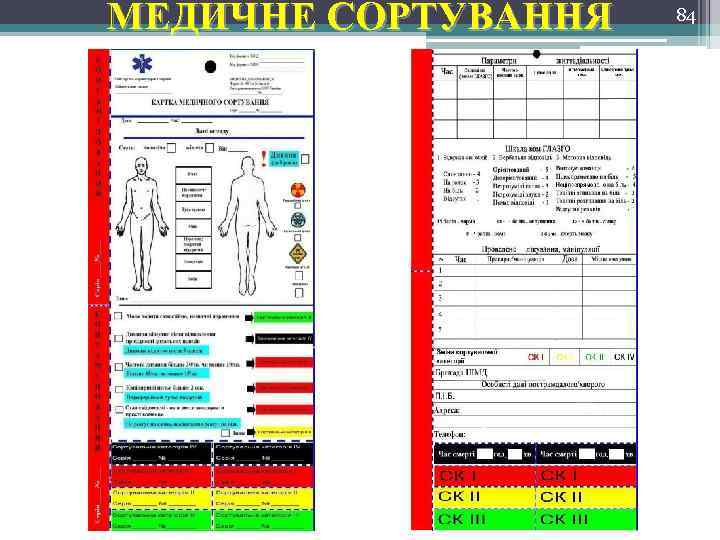 МЕДИЧНЕ СОРТУВАННЯ 84 