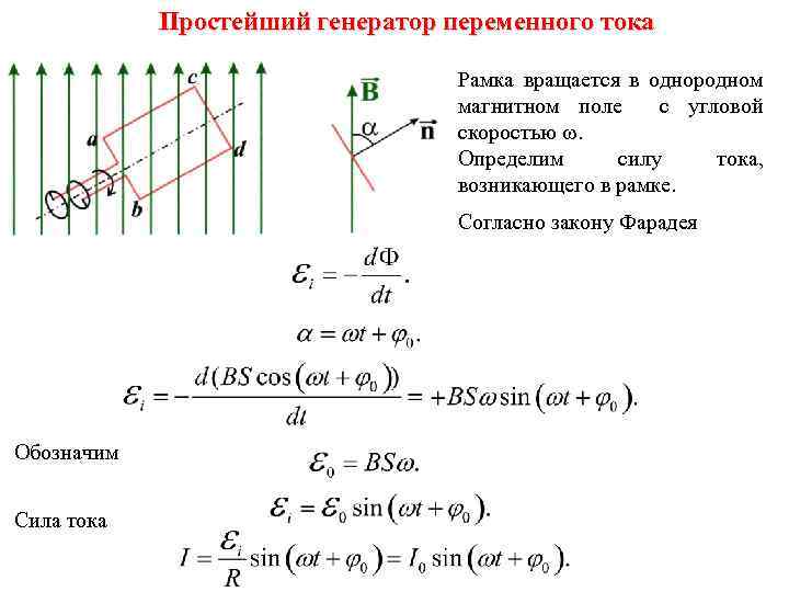 Эдс в однородном магнитном поле. Вращение рамки в магнитном поле. Вращение рамки в магнитном поле переменный ток. ЭДС при вращении рамки в магнитном поле. Вращение рамки в однородном магнитном поле.