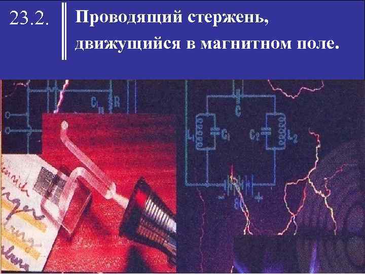 23. 2. Проводящий стержень, движущийся в магнитном поле. 