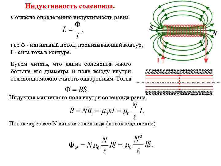 На рисунке показан кольцевой соленоид прямоугольного сечения найти магнитный поток