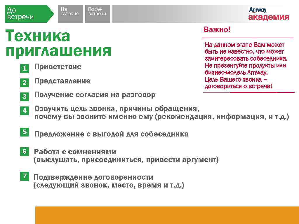 Приглашение на презентацию компании