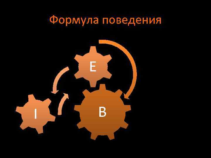 Формула поведения E I B 