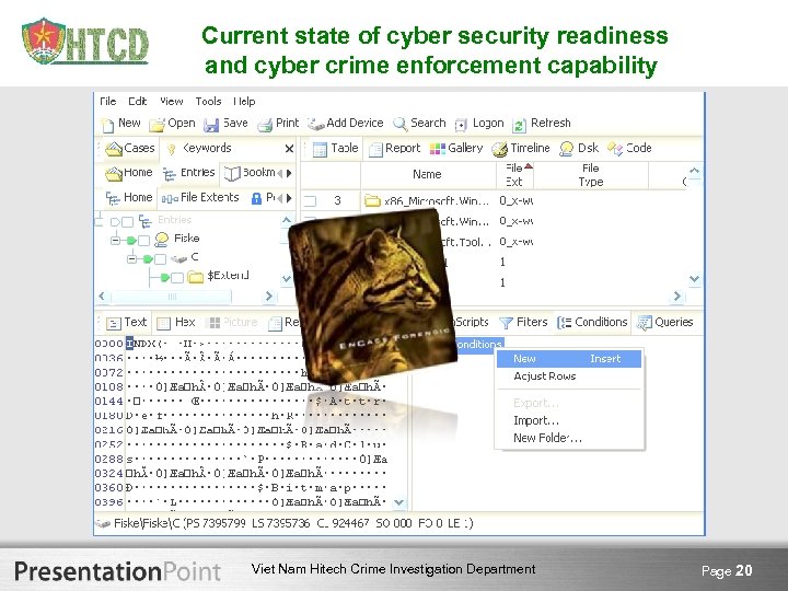  Current state of cyber security readiness and cyber crime enforcement capability Viet Nam