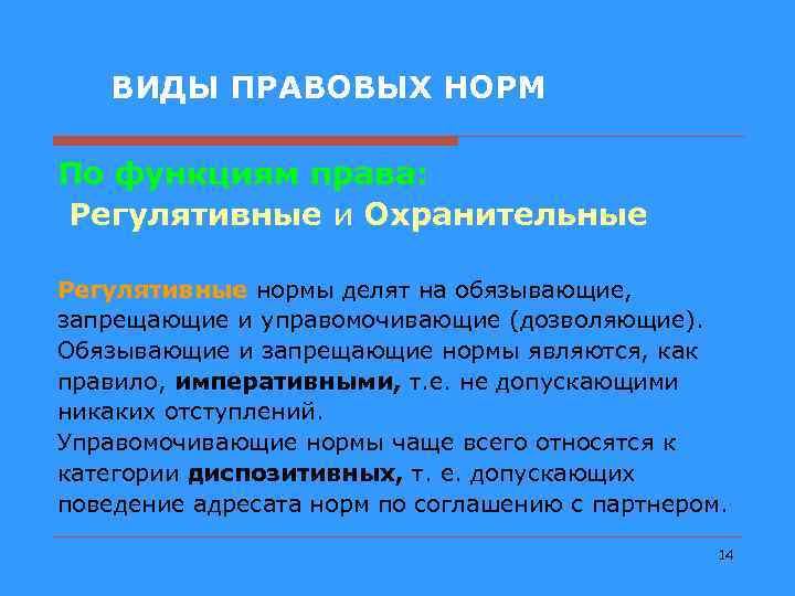 Охранительные правовые нормы примеры