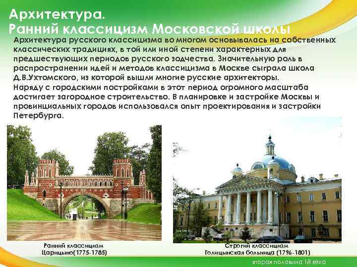 Классицизм баженов казаков и др перестройка городов по регулярным планам на примере костромы