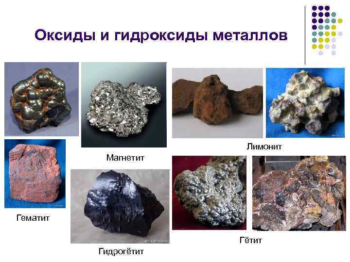 Металлы образуют оксиды и гидроксиды. Окислы и гидроокислы минералы. Оксиды и гидроксиды минералы. Минералы класса окислов. Гидроксиды минералы.