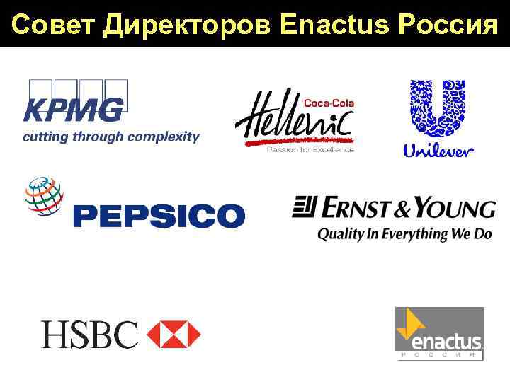 Совет Директоров Enactus Россия 