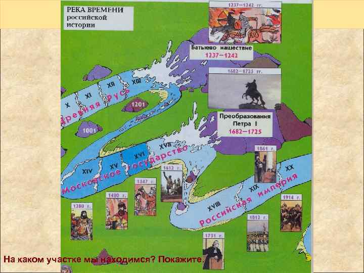 На каком участке мы находимся? Покажите. 