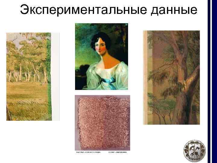 Экспериментальные данные 